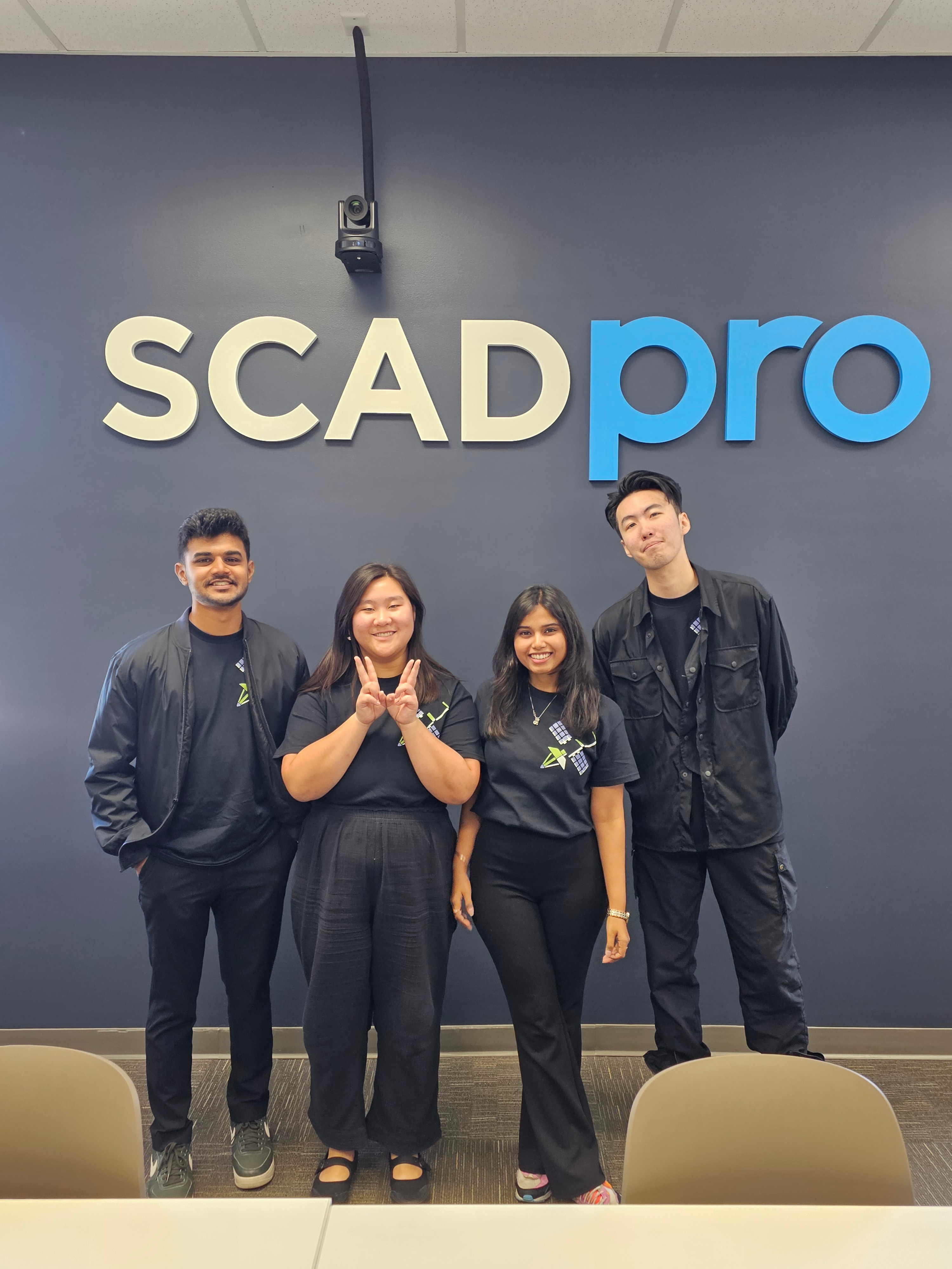 Jaswanth with core SCADpro teammates