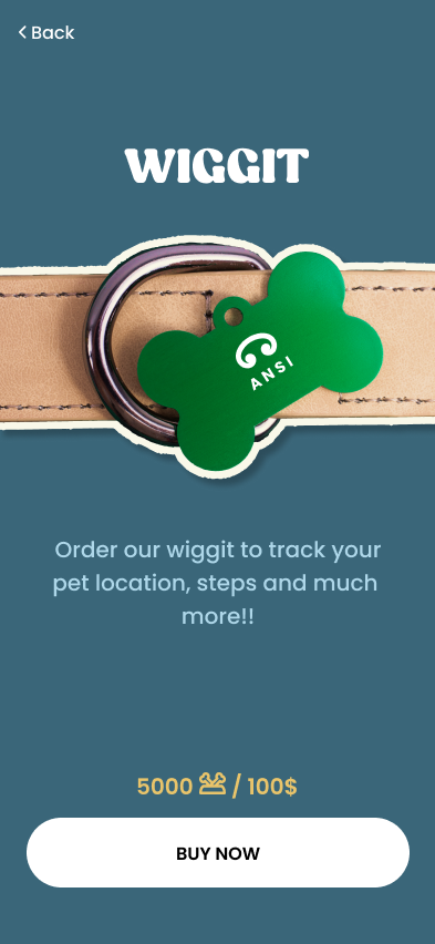 Wiggit connected dog tracking tag